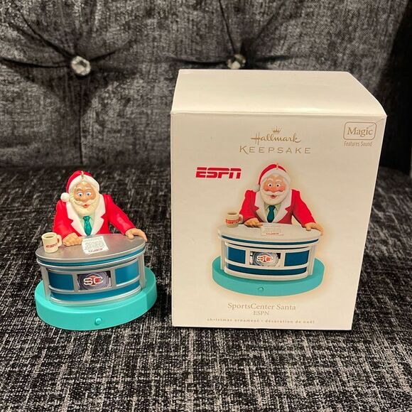 ESPN SportsCenter Santa Ornament (2009) - Picture 1 of 3